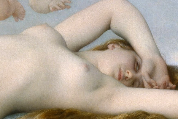 Die Geburt der Venus (Cabanel) Detailausschnitt 1